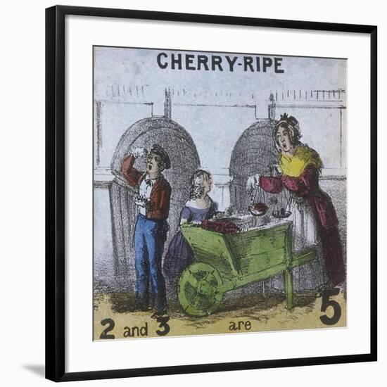 Cherry-Ripe, Cries of London, C1840-TH Jones-Framed Giclee Print