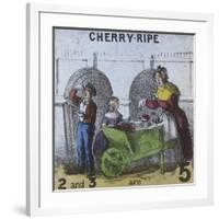 Cherry-Ripe, Cries of London, C1840-TH Jones-Framed Giclee Print