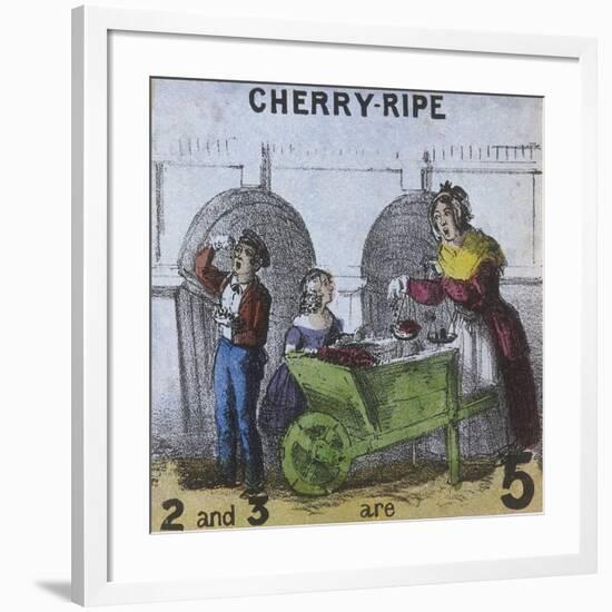 Cherry-Ripe, Cries of London, C1840-TH Jones-Framed Giclee Print