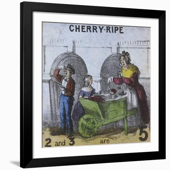 Cherry-Ripe, Cries of London, C1840-TH Jones-Framed Giclee Print