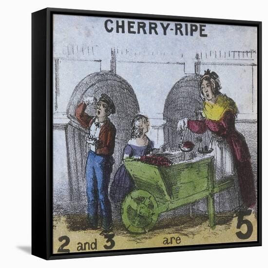 Cherry-Ripe, Cries of London, C1840-TH Jones-Framed Stretched Canvas