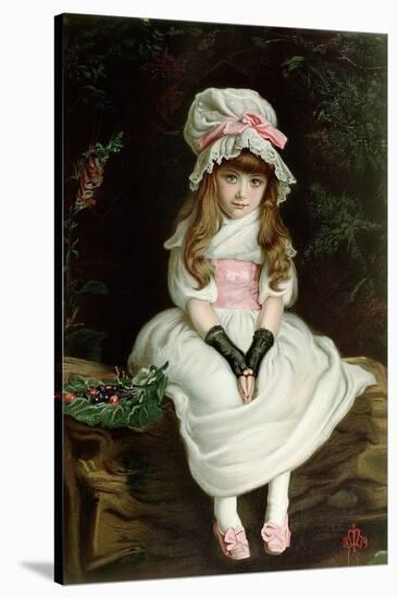 Cherry Ripe-John Everett Millais-Stretched Canvas