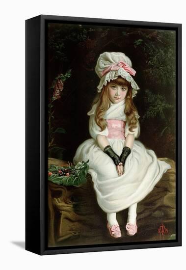 Cherry Ripe-John Everett Millais-Framed Stretched Canvas