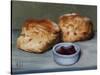 Cherry Scones and Jam, 2013-James Gillick-Stretched Canvas