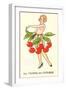 Cherry Season, Nude with Belt of Cherries-null-Framed Art Print