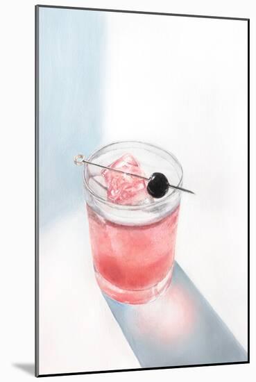 Cherry Summer Cocktail-Julia-Mounted Giclee Print