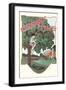 Cherry Time, Boy in Tree-Found Image Press-Framed Giclee Print
