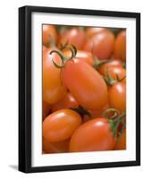 Cherry Tomatoes in Woodchip Basket-null-Framed Photographic Print