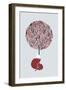 Cherry Tree Fox-Robert Farkas-Framed Premium Giclee Print