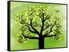 Cherry Tree-Ata Alishahi-Framed Stretched Canvas