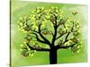 Cherry Tree-Ata Alishahi-Stretched Canvas