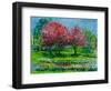 Cherry Trees, Snug Harbor Botanical Garden,2016-Anthony Butera-Framed Giclee Print