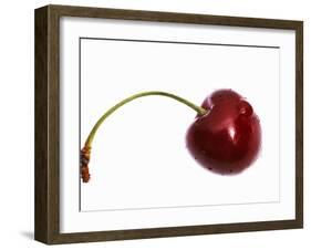 Cherry with Drops of Water-Dieter Heinemann-Framed Photographic Print