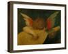 Cherub making music,1522-Fiorentino Rosso-Framed Giclee Print