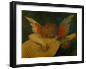 Cherub making music,1522-Fiorentino Rosso-Framed Giclee Print