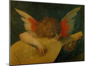 Cherub making music,1522-Fiorentino Rosso-Mounted Giclee Print