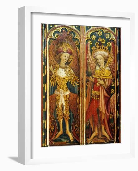 Cherubim and Principalities, Two of the Nine Orders of Angels, Detail of the Rood Screen, St.…-null-Framed Giclee Print