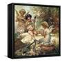 Cherubim in the Forest-null-Framed Stretched Canvas