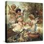 Cherubim in the Forest-null-Stretched Canvas