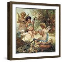 Cherubim in the Forest-null-Framed Giclee Print