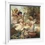 Cherubim in the Forest-null-Framed Giclee Print