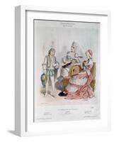 Cherubin, Suzanne and the Countess in The Marriage of Figaro Pierre-Augustin Caron de Beaumarchais-Stop-Framed Giclee Print