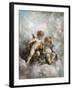 Cherubs in the Clouds-Charles Lutyens-Framed Giclee Print