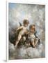 Cherubs in the Clouds-Charles Lutyens-Framed Giclee Print