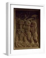 Cherubs Playing-Agostino Di Duccio-Framed Giclee Print