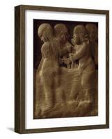 Cherubs Playing-Agostino Di Duccio-Framed Giclee Print