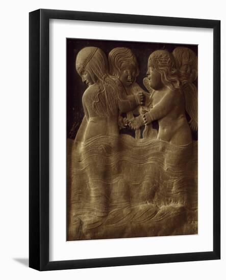 Cherubs Playing-Agostino Di Duccio-Framed Giclee Print