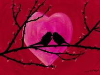 Valentine Love Birds-Cheryl Bartley-Giclee Print