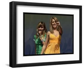 Cheryl Tweedy of Pop Group Girls Performing Live on Stage During the Live N Loud Concert-null-Framed Photographic Print