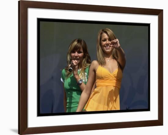 Cheryl Tweedy of Pop Group Girls Performing Live on Stage During the Live N Loud Concert-null-Framed Photographic Print