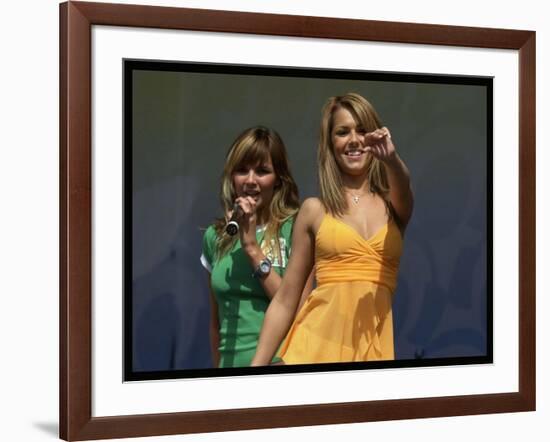 Cheryl Tweedy of Pop Group Girls Performing Live on Stage During the Live N Loud Concert-null-Framed Photographic Print
