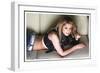 Cheryl Tweedy Poses at a Girls Aloud Photo Shoot in K West Hotel, London, February 2005-null-Framed Photographic Print