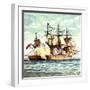 Chesapeake and Shannon, 1812-null-Framed Giclee Print