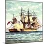 Chesapeake and Shannon, 1812-null-Mounted Giclee Print