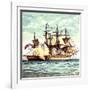 Chesapeake and Shannon, 1812-null-Framed Giclee Print