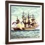 Chesapeake and Shannon, 1812-null-Framed Giclee Print