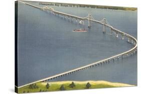 Chesapeake Bay Bridge, Annapolis, Maryland-null-Stretched Canvas