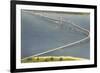 Chesapeake Bay Bridge, Annapolis, Maryland-null-Framed Art Print