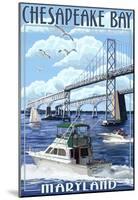 Chesapeake Bay Bridge - Maryland-null-Mounted Poster