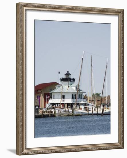 Chesapeake Bay Maritime Museum, Miles River, Chesapeake Bay Area, Maryland, USA-Robert Harding-Framed Photographic Print