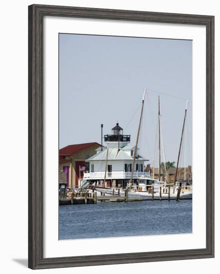 Chesapeake Bay Maritime Museum, Miles River, Chesapeake Bay Area, Maryland, USA-Robert Harding-Framed Photographic Print