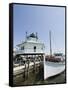 Chesapeake Bay Maritime Museum, Miles River, Chesapeake Bay Area, Maryland, USA-Robert Harding-Framed Stretched Canvas