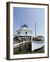 Chesapeake Bay Maritime Museum, Miles River, Chesapeake Bay Area, Maryland, USA-Robert Harding-Framed Photographic Print