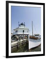 Chesapeake Bay Maritime Museum, Miles River, Chesapeake Bay Area, Maryland, USA-Robert Harding-Framed Photographic Print