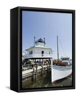 Chesapeake Bay Maritime Museum, Miles River, Chesapeake Bay Area, Maryland, USA-Robert Harding-Framed Stretched Canvas