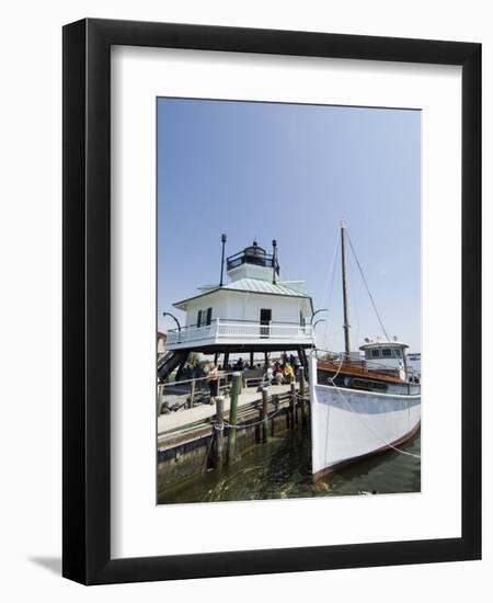 Chesapeake Bay Maritime Museum, Miles River, Chesapeake Bay Area, Maryland, USA-Robert Harding-Framed Photographic Print